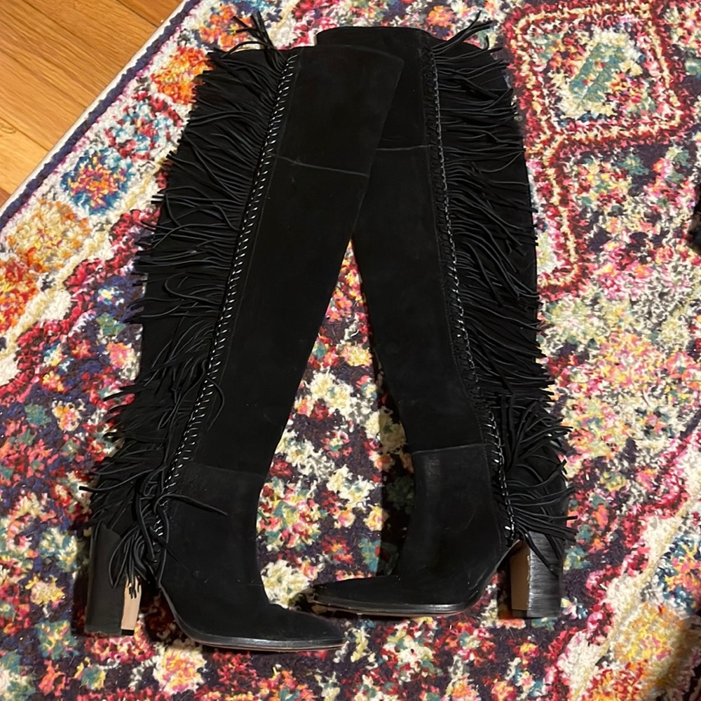 Dolce Vita Fringe Over the Knee Boots